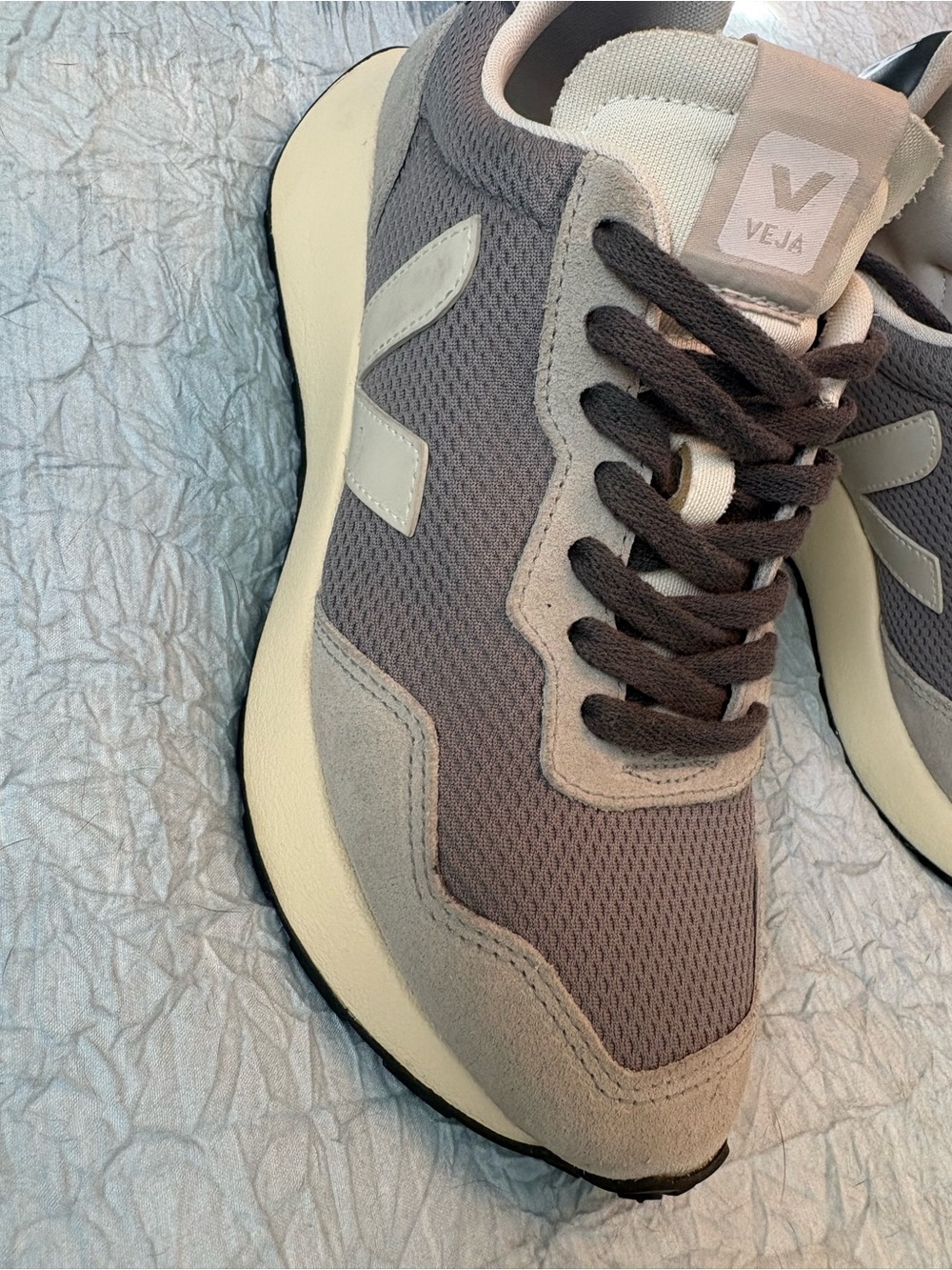 Veja Grey and Cream PAULISTANA - Sneaker low - ardoise/natural